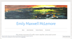 Desktop Screenshot of emilymaxwellmclemore.com