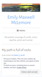 Mobile Screenshot of emilymaxwellmclemore.com